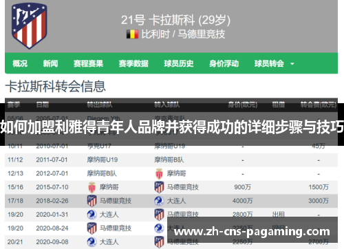 如何加盟利雅得青年人品牌并获得成功的详细步骤与技巧